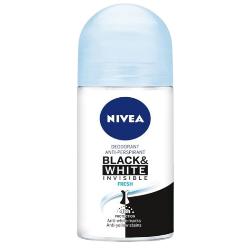 DESODORANTE NIVEA FRESH BLACK & WHITE ROLL-ON 50ML