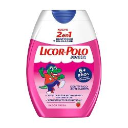 DENTIFRICO LICOR POLO JUNIOR FRESA 2EN1+6A  B/75ML
