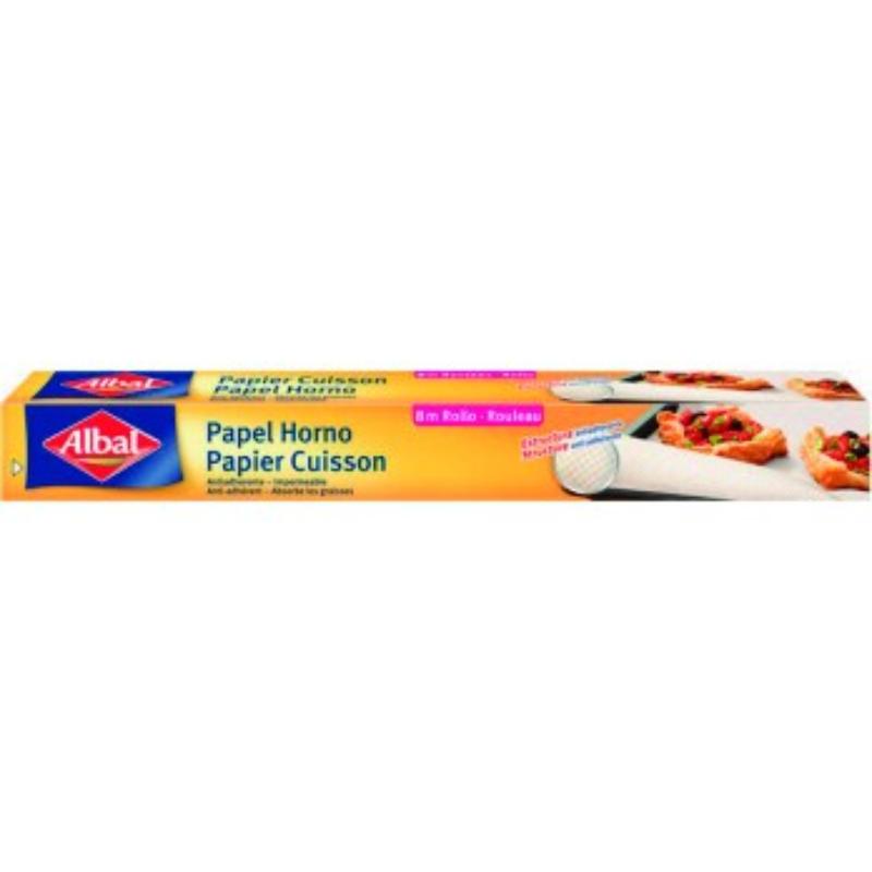 PAPEL HORNO ALBAL COCINA ROLLO 8 METROS