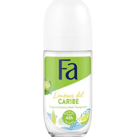 DESODORANTE FA LIMONES CARIBE ROLL-ON 50 ML
