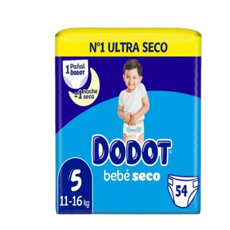 PAÑAL DODOT TALLA/5 (11-16 KG)  54 PAÑALES