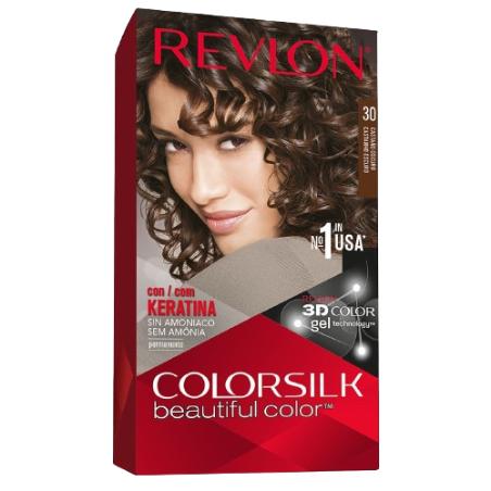 TINTE PELO REVLON COLORSILK Nº30 CASTAÑO OSCURO UD