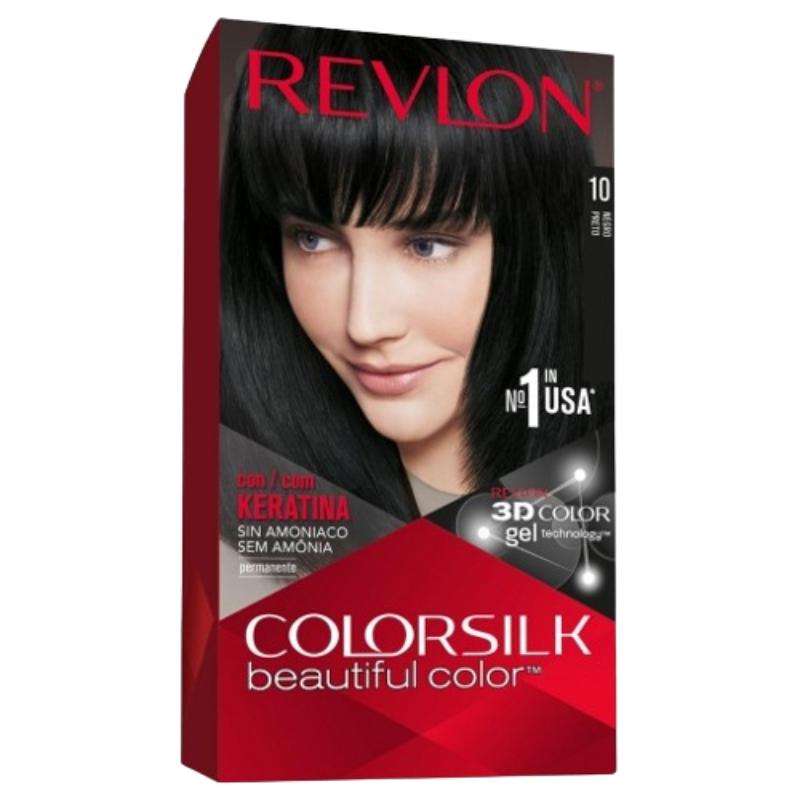 TINTE PELO REVLON COLORSILK Nº10 NEGRO UD