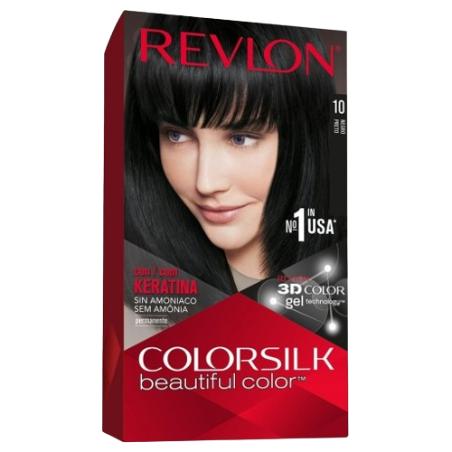 TINTE PELO REVLON COLORSILK Nº10 NEGRO UD