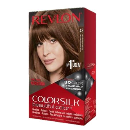 TINTE PELO REVLON COLORSILK Nº43 CASTAÑO DORADO UD