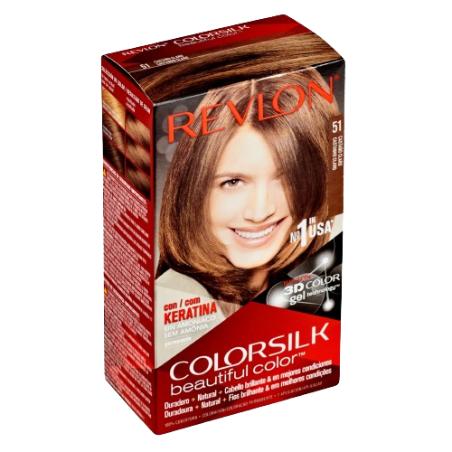 TINTE PELO REVLON COLORSILK Nº51 CASTAÑO CLARO UD
