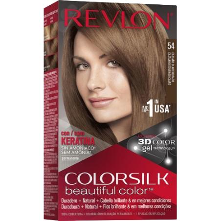 TINTE PELO REVLON COLORSILK Nº54 CASTAÑO DORADO UD