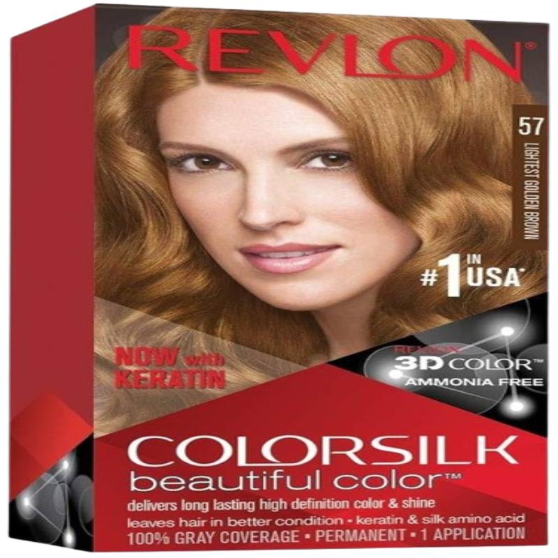 TINTE PELO REVLON COLORSILK Nº57 CASTAÑO DORADO UD