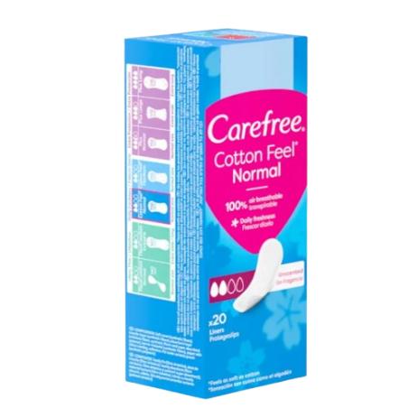 SALVASLIP CAREFREE NORMAL COTTON C/20 UD