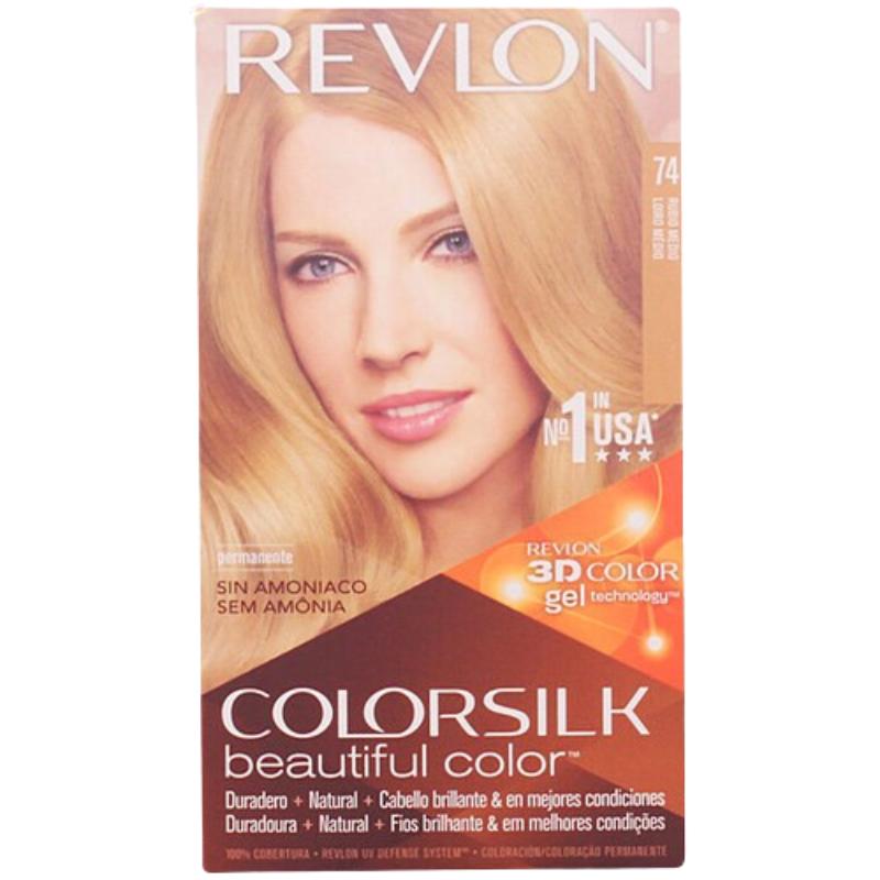 TINTE PELO REVLON COLORSILK Nº74 RUBIO MEDIO UD