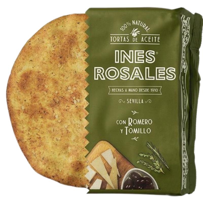 TORTAS ACEITE INES ROSALES C/ROMERO 120 GR P/4 UD