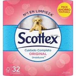 PAPEL HIGIENICO SCOTTEX 2 CAPAS  B/32 ROLLOS