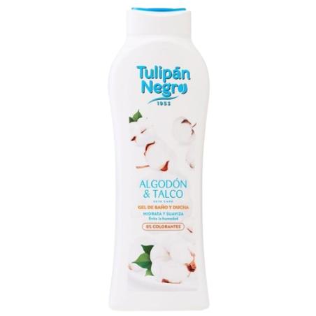 GEL BAÑO TULIPAN NEGRO ALGODON & TALCO B/650 ML