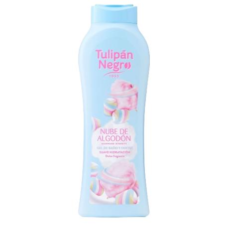 GEL BAÑO TULIPAN NEGRO NUBE ALGODON B/650 ML