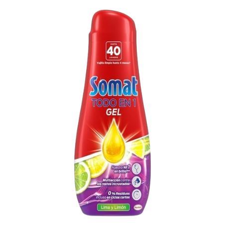 LAVAVAJILLAS SOMAT GEL LIMA-LIMON 40 D B/720ML