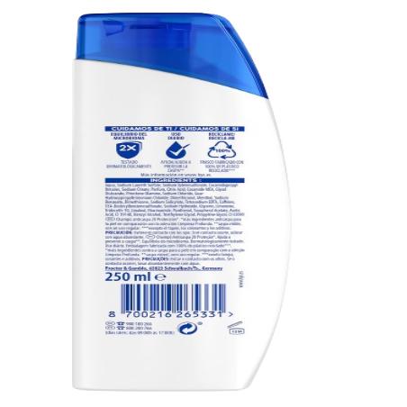 CHAMPU H&S PREVENCION CAIDA BOTE 250 ML