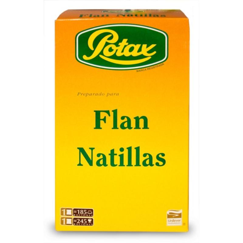 FLAN NATILLAS POTAX  PAQUETE 1 KG