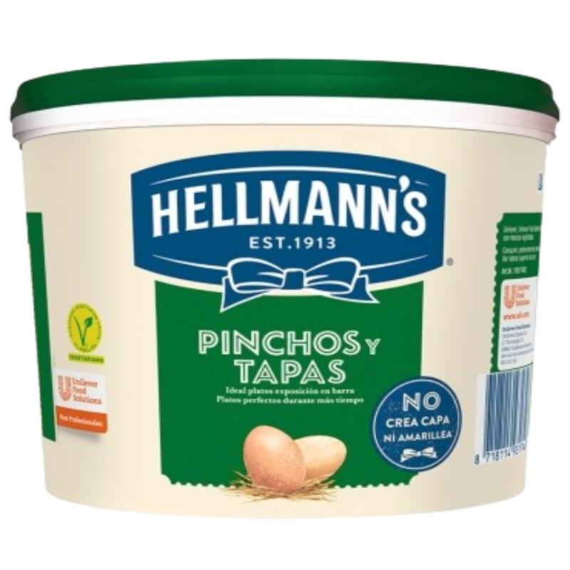 MAHONESA HELLMANNS TRADICIONAL Y CREMOSA CUBO 5 L.
