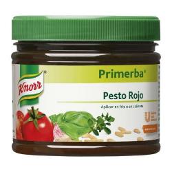 SALSA PESTO ROJO KNORR TARRO 340 GR.