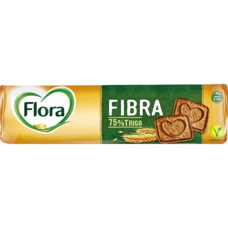 GALLETAS FLORA FIBRA 75% CEREAL B/185 GR