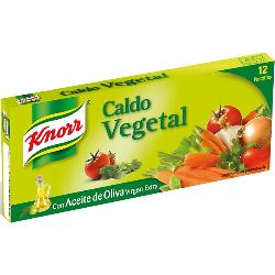 CALDO VEGETAL A/OLIVA KNORR 12 PASTILLAS EST/108GR