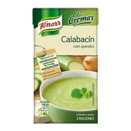 CREMA KNORR CALABACIN C/QUESO CABRA  BRICK 500 ML