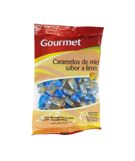 CARAMELOS GOURMET MIEL/LIMON S/AZ B/90G