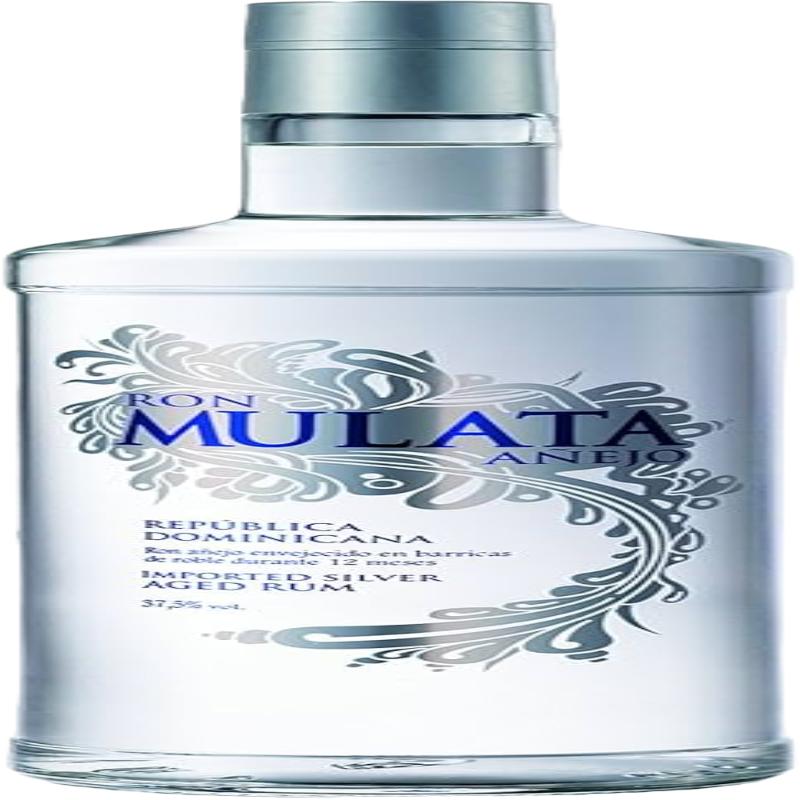 RON MULATA BLANCO AÑEJO  37,5º  BOTELLA 1 LITRO