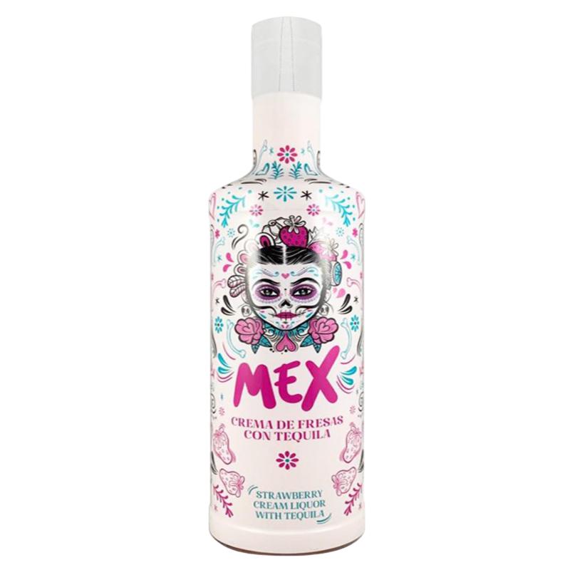 TEQUILA MEX CREMA DE FRESA  15º  BOTELLA  70CL