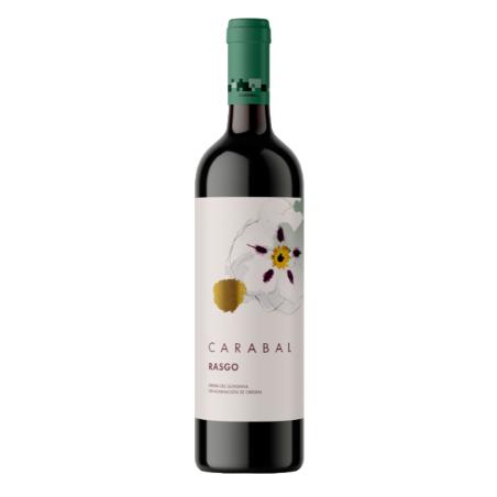 VINO CARABAL RASGO TINTO ROBLE BOTELLA 75 CL