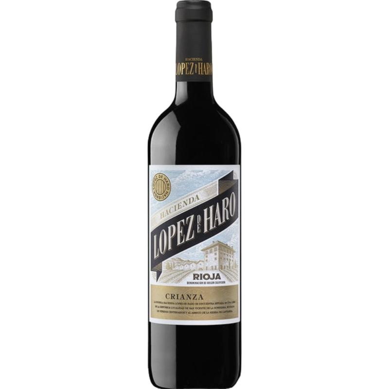 VINO LOPEZ DE HARO TINTO CRIANZA BOTELLA 75 CL.
