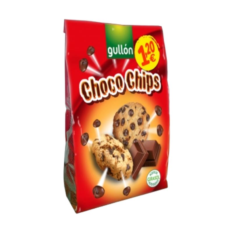 GALLETAS GULLON CHOCO CHIPS B/175 GR 1,20€