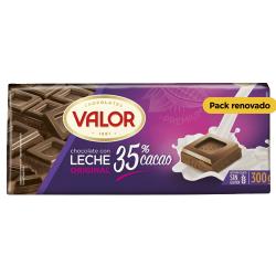 CHOCOLATE VALOR LECHE T/300 GR