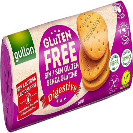 GALLETAS GULLON DIGESTIVE SIN GLUTEN P/150 GR