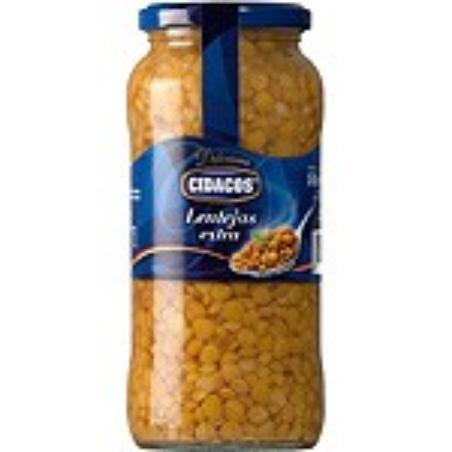 LENTEJA HERVIDAS CIDACO T/C 570 GR