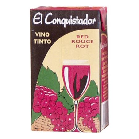 VINO BRICK CONQUISTADOR/GRAN DUQUE TINTO 1 LITRO