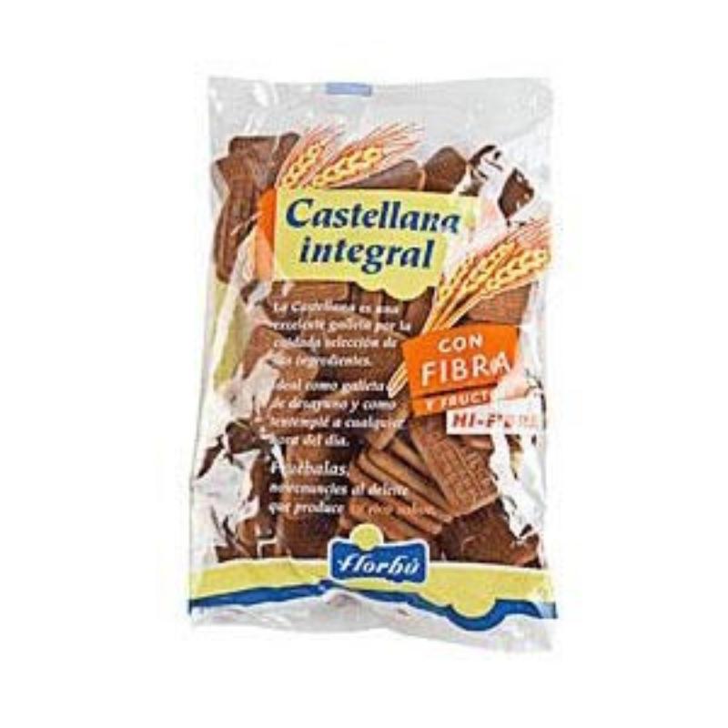 GALLETAS CASTELLANA INTEG. C/FIBRA FLORBU B/500GR