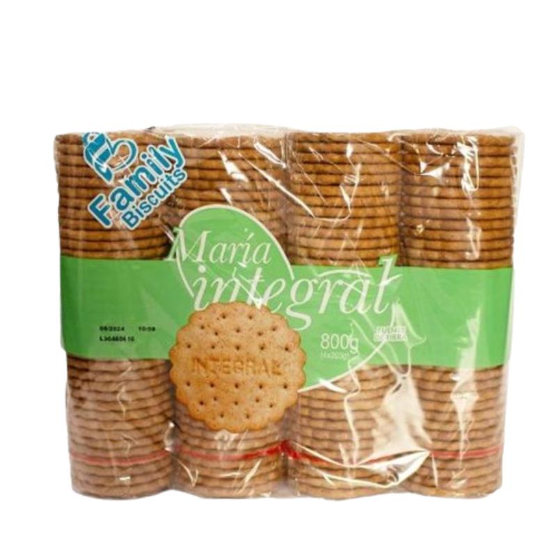 GALLETA FAMILY BISCUITS MARIA INTEGRAL P/800 GR