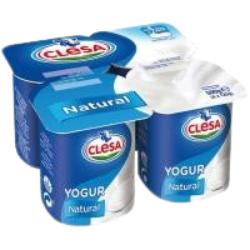 CLESA YOGUR SABOR NATURAL PACK-4 UD