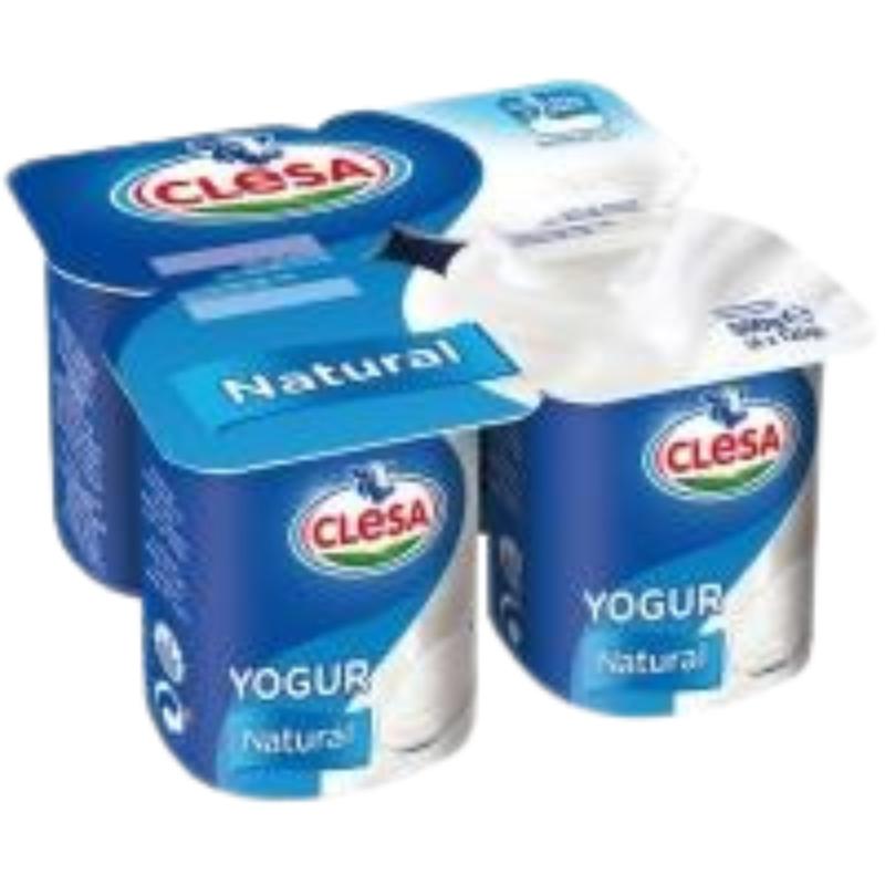 CLESA YOGUR SABOR NATURAL PACK-4 UD