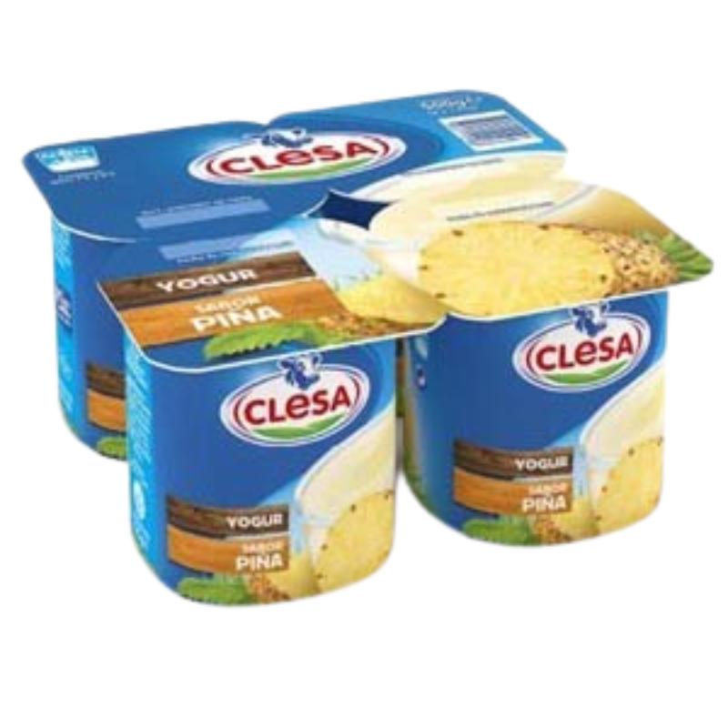 CLESA YOGUR SABOR PIÑA PACK-4 UD