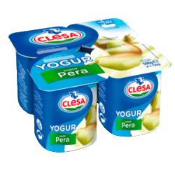 CLESA YOGUR SABOR PERA PACK-4 UD