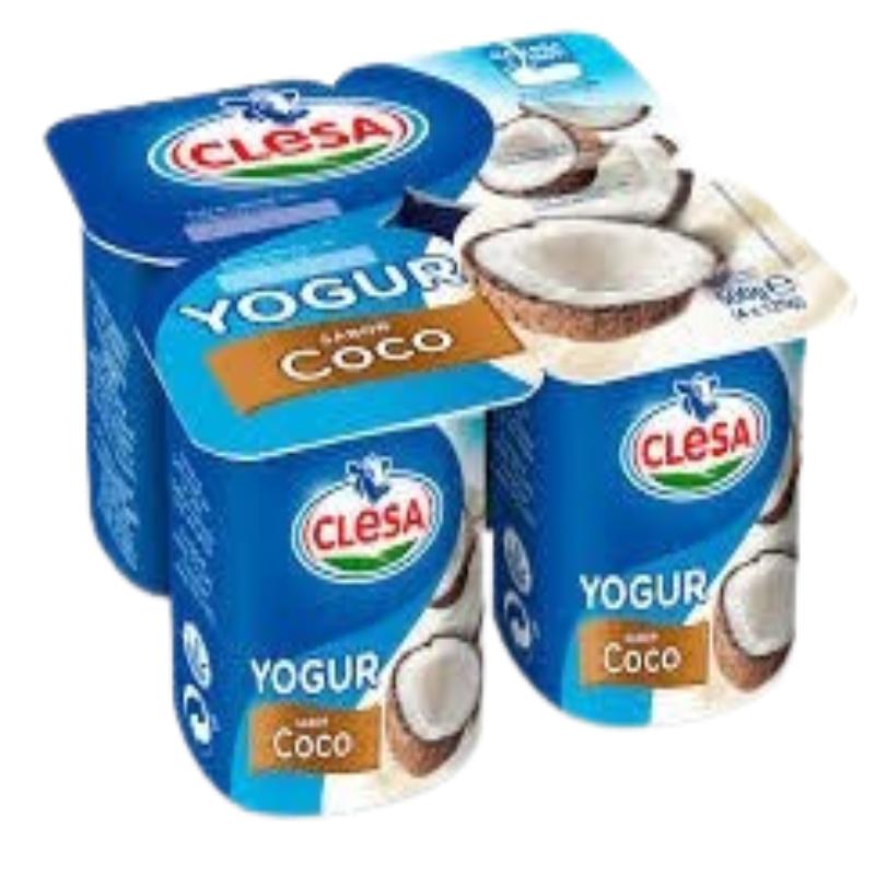 CLESA YOGUR SABOR COCO PACK-4 UD