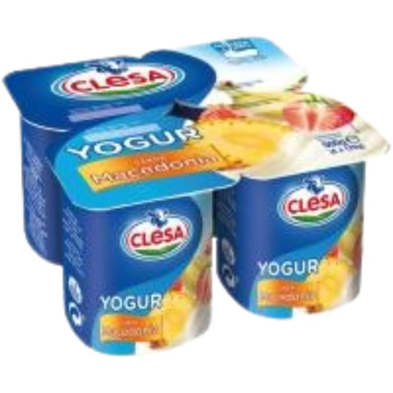 CLESA YOGUR SABOR MACEDONIA PACK-4 UD
