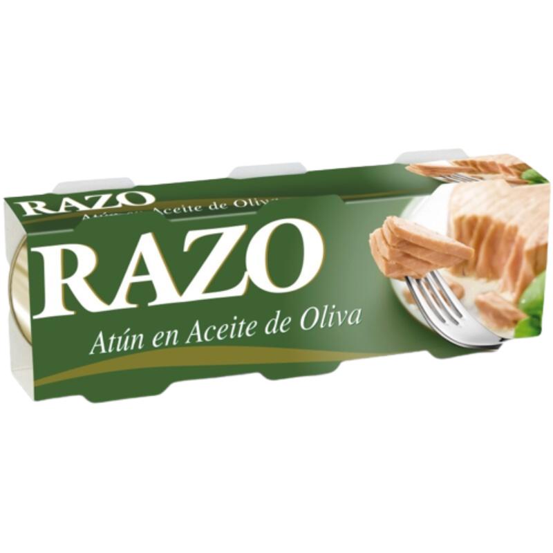 ATUN RAZO A/OLIVA 52 GR PACK-3 UD OJOOOO
