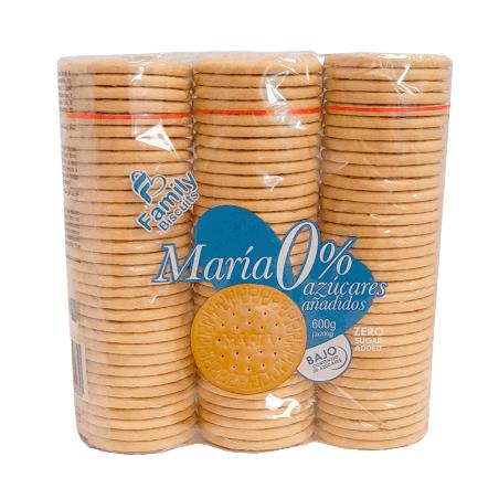GALLETA FAMILY BISCUITS MARIA ZERO P/600 GR