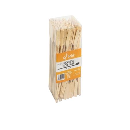 PALILLO BROCHETAS GOLF 15 CM BETIK EST/200 UDS