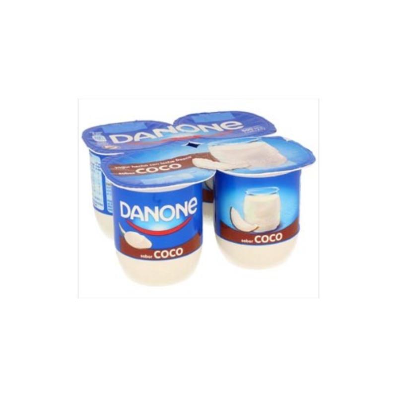 DANONE YOGUR SABOR COCO PACK 4 UD
