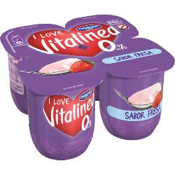 DANONE VITALINEA SABOR FRESA PACK-4 UD