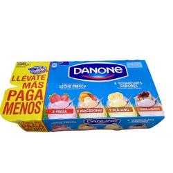 DANONE YOGUR SABOR/VARIOS PACK-8 UD